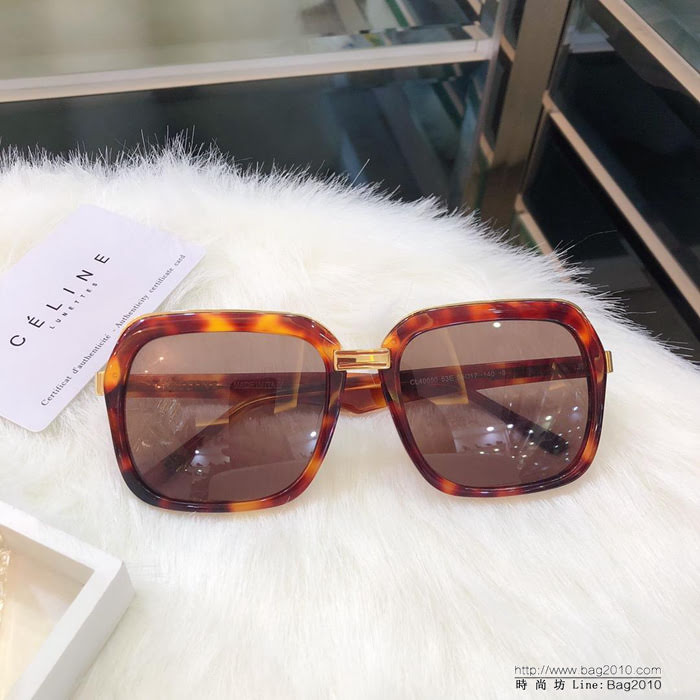 Célin* 塞琳新款 CL40050 板材鏡框 防紫外線 女款太陽鏡  lly1530